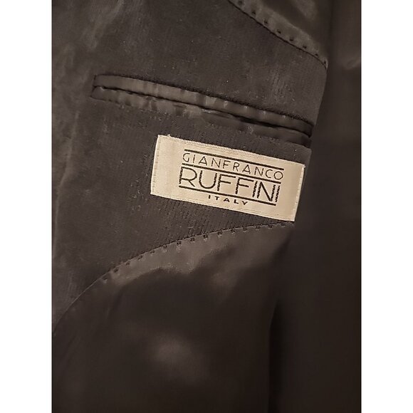 GIANFRANCO RUFFINI Italy Mens size 52R Sport coat blazer Jacket vintage suit top - Picture 2 of 7